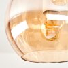 Koyoto 5-light ceiling light, Boho ceiling lamp with staggered hanging globes