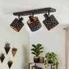 Tallaboa modern adjustable 3-light ceiling light with cylindrical lattice shades