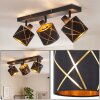 Opatija 3-Light Ceiling Spotlight with Rotating Geometric Drum Shades for Living Room