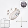 Koyoto retro round ceiling light, 4-light globe design, E14 sockets, ø 38 cm
