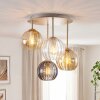 Koyoto globe ceiling light, 4-light E14 fitting, 38 cm, retro vintage design
