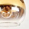 Koyoto living room ceiling light, 5-light E14 globe design for dining room