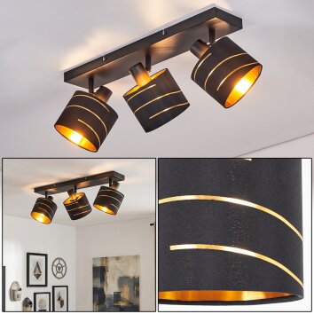 Alsen 3-light adjustable ceiling spotlight with rotating E14 spot heads