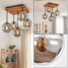 Gastor dining room ceiling light, globe ceiling light with 5 E14 sockets, vintage