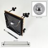 Gastor dining room ceiling light, globe ceiling light with 5 E14 sockets, vintage