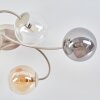 Chehalis globe ceiling light, 6-light round ceiling lamp in retro style, Ø 58 cm