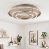 Melin round LED flush mount ceiling light Ø 51.1 cm with modern triple ring design