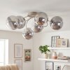 Chehalis globe ceiling light, 6-light round design, ø 64 cm, G9