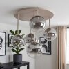 Chehalis globe ceiling light, 5-light round ceiling lamp for dining room, G9, ø 45 cm