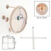 Chehalis globe ceiling light, round 5-light G9 fixture, ø 45 cm, retro style