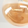 Chehalis globe ceiling light, round 5-light G9 fixture, ø 45 cm, retro style