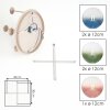 Chehalis modern retro ceiling light, 5-light globe cluster design Ø 43 cm