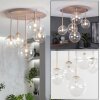 Chehalis 5-Light Ceiling Light, Round Globe Shade Design, Ø 45 cm, Modern Retro