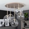 Chehalis globe ceiling light, 5-light round ceiling fixture, ø 45 cm, G9