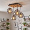 Koyoto 4-light globe ceiling light, E14, boho vintage style, ø 33.5 cm