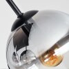 Koyoto 4-light globe shade ceiling light, E14 retro-modern for living room