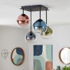 Koyoto 4-light globe ceiling light, retro lighting for living room and hallway