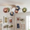 Chehalis globe ceiling light, 6-light round ceiling lamp, G9, Ø 58 cm