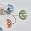 Chehalis G9 globe ceiling light, 6-light round retro ceiling fixture, 58 cm