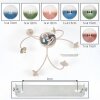 Chehalis 6-Light Globe Ceiling Light, G9 Round Ceiling Lamp Ø 64 cm