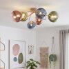 Chehalis ceiling light, 6-light globe ceiling lamp, G9, 64 cm diameter