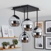 Koyoto modern retro ceiling light with 4 globe shades, E14, 35.5 cm