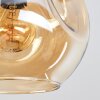 Ripoll 4-light ceiling light with globe shades, modern vintage ceiling fixture