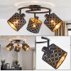 Tallaboa 3-light ceiling spotlight with rotating E14 cut-out shades