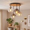 Koyoto 4-light semi-flush ceiling light, globe shade cluster, ø 39.5 cm