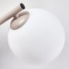 Modern cluster ceiling light Koyoto with three round white glass shades