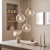 Cluster Pendant Light Gastor with Three Clear Glass Shades for the Dining Table