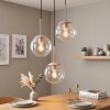 Cluster Pendant Light Gastor with Three Clear Glass Shades for the Dining Table