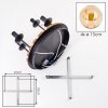 Modern Cluster Ceiling Light Gastor with 4 amber glass shades, ø 15 cm
