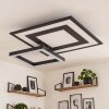 Flat LED ceiling light Lerin, RGB, adjustable light color 2700-6500 Kelvin