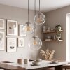 Modern Globe Hanging Light Gastor with clustered clear glass shades for the dining table