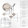 Modern Globe Hanging Light Gastor with clustered clear glass shades for the dining table