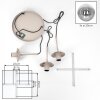 Cluster Pendant Light Gastor with Three Smoke and Clear Glass Shades for the Dining Table
