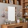 Modern globe wall light Gastor, 2-piece set with amber, smoke and clear glass shades