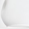 Scandinavian Cluster Ceiling Light Ripoll with Three White Glass Shades ø 15 cm