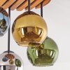 Boho Style Cluster Ceiling Light Koyoto with 4 colourful glass shades