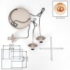 Cluster Pendant Light Gastor with three amber glass shades, adjustable during installation