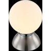 Globo table lamp chrome, matt nickel, 1-light source