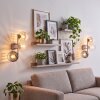 Sand-Coloured Modern Wall Light Koyoto, 2-Piece Set with 3 Vertical Shades