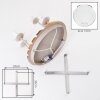 Boho Style cluster ceiling light Koyoto with 4 round clear glass shades