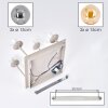 Modern Cluster Ceiling Light Gastor with 4 round smoke-coloured and amber glass shades