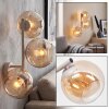 Modern Cluster Wall Light Koyoto with amber glass shades, E14 socket