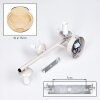 Modern Cluster Wall Light Koyoto with amber glass shades, E14 socket