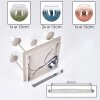 Modern cluster ceiling light Koyoto with four colourful glass shades for the dining table