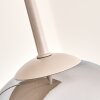 Cluster Ceiling Light Koyoto with 4 blue, green, gold and chrome glass shades