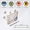Retro Cluster Ceiling Light Koyoto with blue, green, gold and coppery glass shades, E14